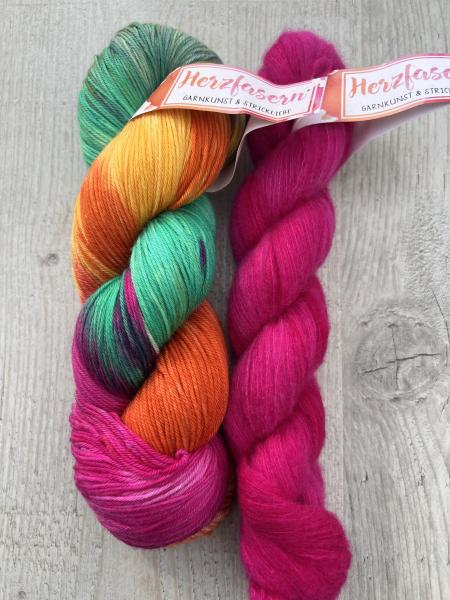 tutti frutti fiesta mit Herzfaernpink